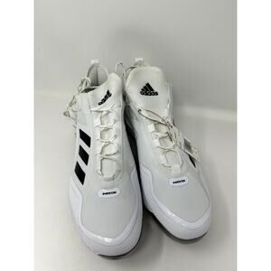 adidas Icon 7 Boost Cleats - Mens Baseball Shoes White Core Black Size 12.5